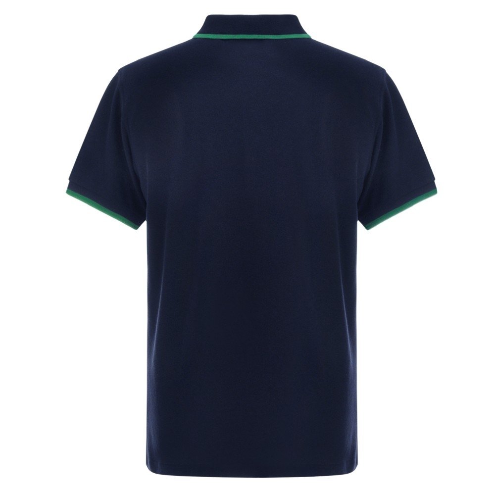FUEL Retro Polo Shirt - Navy and Green