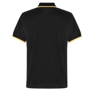 FUEL Retro Polo Shirt - Black and Gold