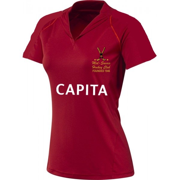 MSHC Ladies Home Red Shirt