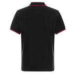 FUEL Retro Polo Shirt - Black and Red